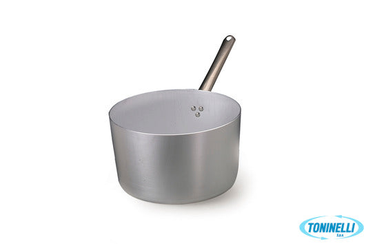 Agnelli Casseruola Alluminio Alta Con Manico Tubolare Inox Cm 18 Lt H 10 Lt 2,6