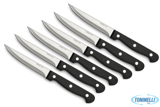Comas Chuleteros - Confezione 6 Coltelli Bistecca Lama Liscia - 22746