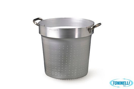 Agnelli Colapasta Cilindrico 3 Mm Cm 50 H 48 Con Due Maniglie Fisse Inox, Si Ins