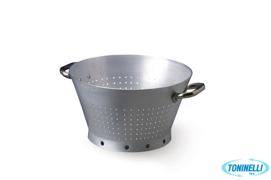 Agnelli Colapasta Conico 2 Mm  Cm 36 H  Alluminio Con Due Maniglie Inox - 160888