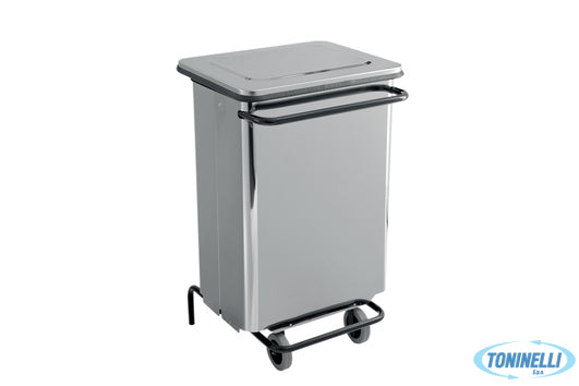 Medial International Spa Socio Unico Contenitore Rifiuti A Pedale Inox Brillante