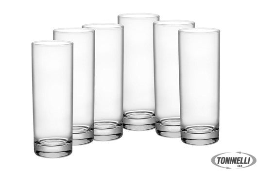 Bormioli Rocco Cortina Trasp -Confezione 6 Bicchiere Whisky Cl 21,5 - 8428600