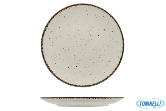 Farika Porselen San.Tic.Ltd.Sti. Cromya Cream-Piatto Piano Coupe In Porcellana C