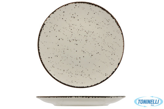 Farika Porselen San.Tic.Ltd.Sti. Cromya Cream-Piatto Piano Coupe In Porcellana C