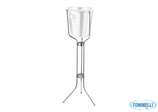 Comas Cubos Colonna Portasecchiello 1 Bottiglia Inox H 72 Cm      2786 - 12757
