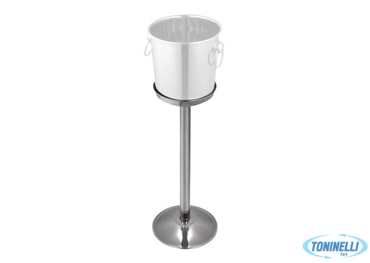Comas Cubos Colonna Portasecchiello 2 Bottiglie Inox Cm 22 H 63      5653 - 1275