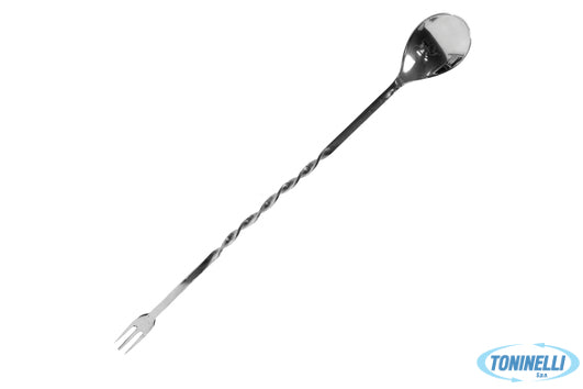 Tablecraft           Cucchiaio Miscelatore Acciaio Bar Con Forchettina  H503K -