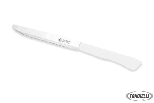 Coltellerie Inox Bonomi De Luxe-Confezione 6 Coltelli Bistecca-Pizza Lama Cm 12