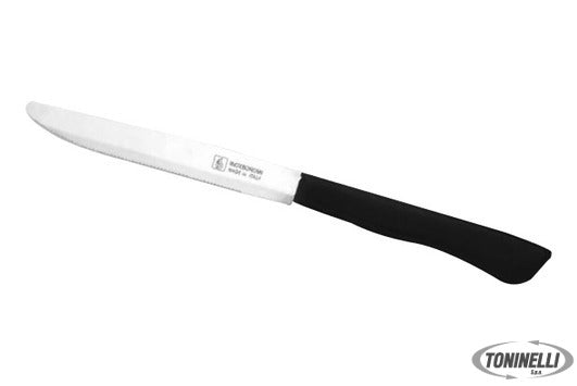 Coltellerie Inox Bonomi De Luxe-Confezione 6 Coltelli Bistecca-Pizza Lama Cm 12