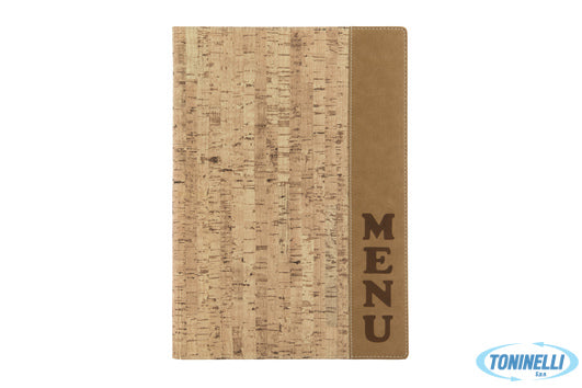 Securit  Design Effetto Sughero-Portamenu A4 Mc-Dra4-Cork - 15281