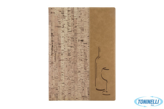 Securit  Design Effetto Sughero-Portamenu Carta Dei Vini A4 Mc-Drwc-Cork - 15280