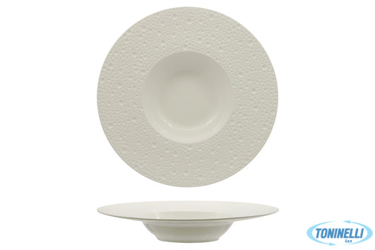 Import Tavola Deva Bianco-Pasta Bowl Cm 23,2 X H 5,1 Allumina - 21591