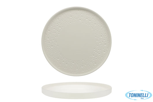 Import Tavola Deva Bianco-Piatto Nordic Cm 28 Allumina - 21594