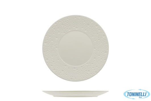 Import Tavola Deva Bianco-Piatto Piano Cm 20,9 H 2 Allumina - 22425