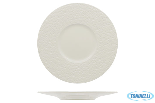 Import Tavola Deva Bianco-Piatto Piano Gourmet Cm 28 - 21589