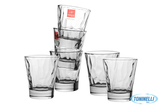 Bormioli Rocco Diamond Trasparente-Confezione 6 Bicchieri Caffeino Cl.8 - 4909