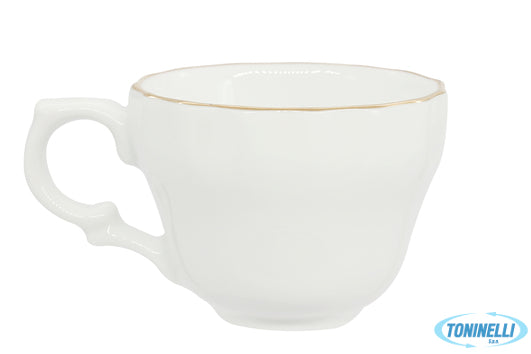 Akij Ceramics Limited Diana Gold - Tazza Caffe Cl 9 Con Doppio Filo Oro Al Bordo