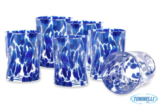 Vetreria Artistica Di Coppola Alessandro Drops-Confezione.6 Bicchieri Acqua Cl 3