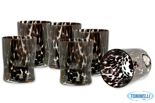 Vetreria Artistica Di Coppola Alessandro Drops-Confezione.6 Bicchieri Acqua Cl 3