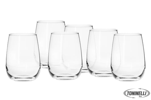 Borgonovo Ducale - Confezione 6 Bicchieri Acqua Cl 38 - 23045