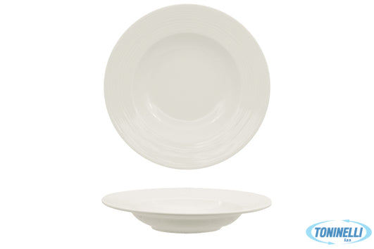 Ariane Fine Porcelain Eclipse-Piatto Fondo Cm 23 A Falda- Allumina - 22402