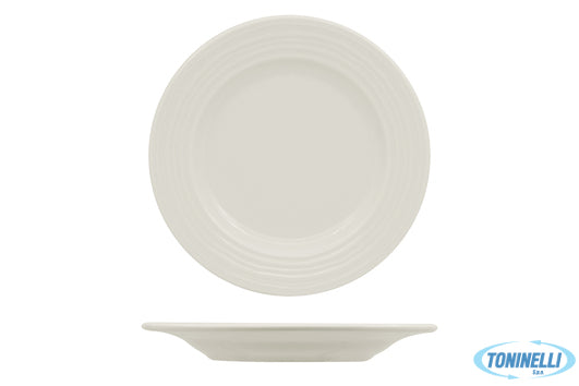 Ariane Fine Porcelain Eclipse-Piatto Piano Cm 17 A Falda- Allumina - 22398