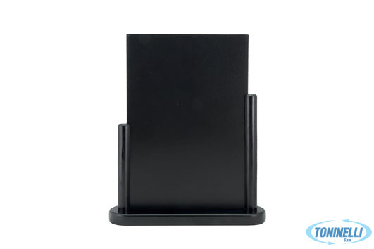 Securit  Elegant - Lavagna Da Tavolo, Base In Legno Colore Nero Modello Medio A5