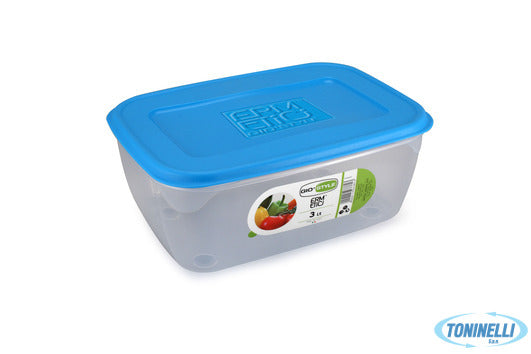 Giostyle   Lifestyle Spa Ermetici Blu-Contenitore Rettangolare L.3,0 Cm 18X26X12