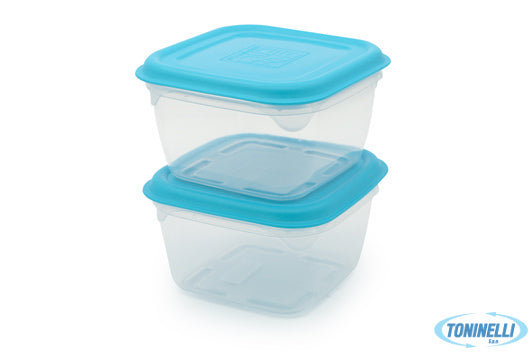 Giostyle   Lifestyle Spa Ermetici Blu-Set 2 Contenitoti Quadri L.0,5-6465286 - 1