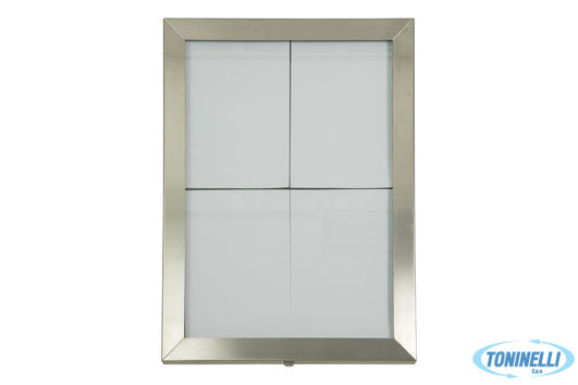 Securit  Esposit. Portamenu Led Inox 50,5X66,7 - 15905