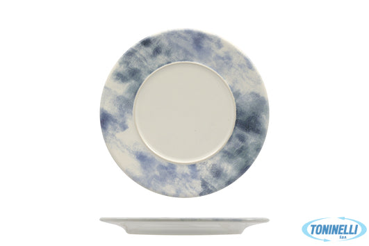 Mesa Ceramics Lda Estoril - Piatto Piano Con Falda Cm 17 - 24356