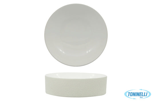 Import Tavola Genesys Evo Bianco-Colonna Gourmet Tonda Bassa Cm.15Xh.4,2 - 22225