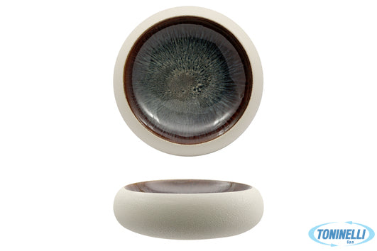 Import Tavola Genesys Evo Blu-Piatto Alto Cm.23,3 In Porcellana - 23505