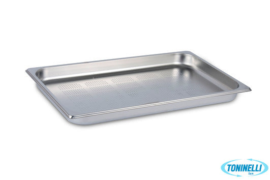 Mori2A Gn Inox 1.1-Bacinella Fondo Forato 53X32 H4 - 16107400