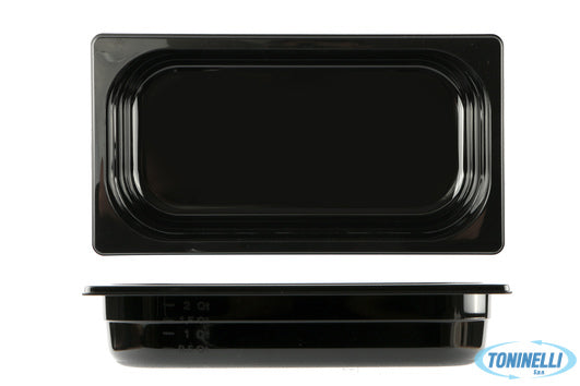 Mori2A Gn Policarbonato Nero 1.3-Bacinella Cm 32,5X17,5 H.6,5 Lt.2,5  Bp13065 -