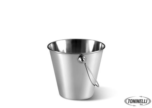 Comas Gourmet - Mini Cestino Inox Con Manico Diametro Cm12,5 H 13 0,8L   7104 -