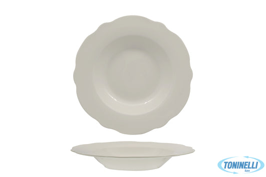Import Tavola Grace-Piatto Fondo In Porcellana Alluminica Cm 22 - 23513