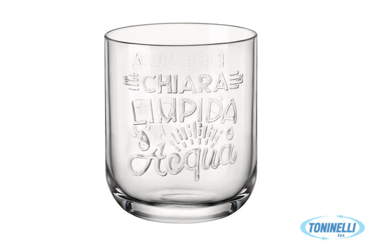 Bormioli Rocco Graphica Trasparente-Bicchiere Acqua Cl 39,5 122100 - 8519