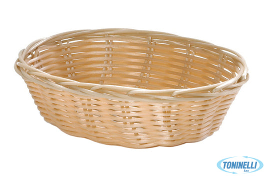 Import Professional Horecaprofessional - Cestino Pane Ovale Cm.25X18 H 6,5 Natur