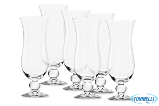 B.V.Koninklijke Nederlandsche Glasfabriek Leerdam Hurricane - Confezione 6 Calic