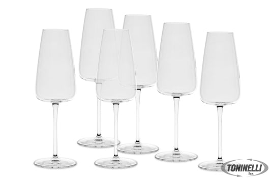 Bormioli Luigi I Meravigliosi-Confezione Da 6 Calici Champangne-Prosecco Cl. 40