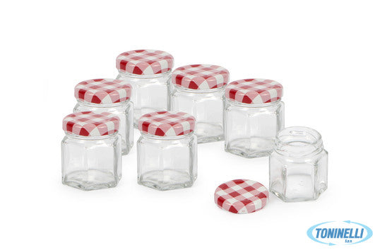 Dosen-Zentrale Zuchner Gmbh Il Casale-Cf.7 Vasi Esagonali 45Ml.Con Tappo A Vite