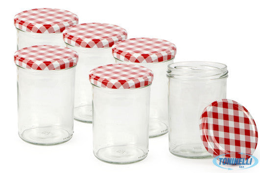 Dosen-Zentrale Zuchner Gmbh Il Casale-Set 6 Vasi 440Ml. Con Tappo Tovagliato Ros
