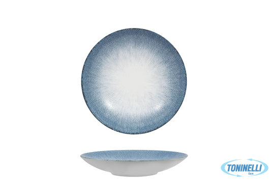 Zaklady Porcelany Stolowej Lubiana Irys Blue - Piatto Fondo Coupe Forma Vanilla