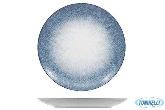 Zaklady Porcelany Stolowej Lubiana Irys Blue - Piatto Piano Coupe Forma Boss Cm.