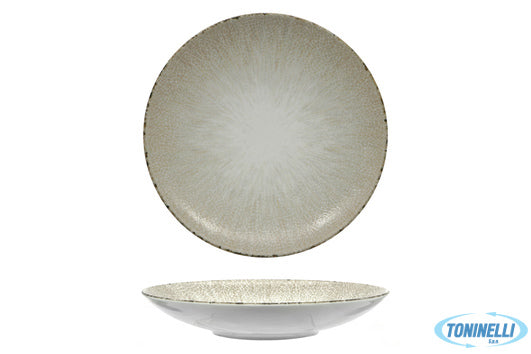 Zaklady Porcelany Stolowej Lubiana Irys Brown - Pasta Bowl Rita Cm.30 Porcellana