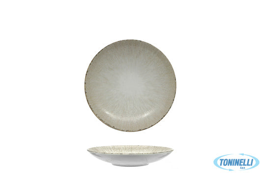 Zaklady Porcelany Stolowej Lubiana Irys Brown - Piatto Fondo Coupe Forma Vanilla