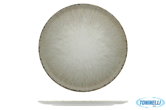 Zaklady Porcelany Stolowej Lubiana Irys Brown - Piatto Pizza Tina Cm.33 Porcella