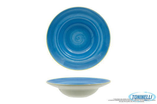Pt Sango Ceramics Java Aqua Blu - Pasta Bowl Cm 25 Interno Cm 16   01020Hab - 79