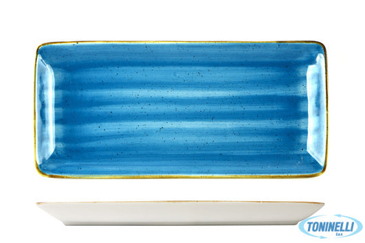 Pt Sango Ceramics Java Aqua Blu - Piatto Rettangolare Cm 21X8    22810Ab - 7976